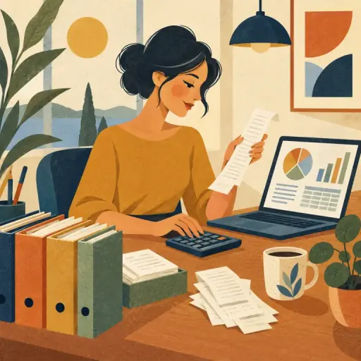 Tranh minh họa từ accountant