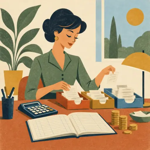 Tranh minh họa từ accounting
