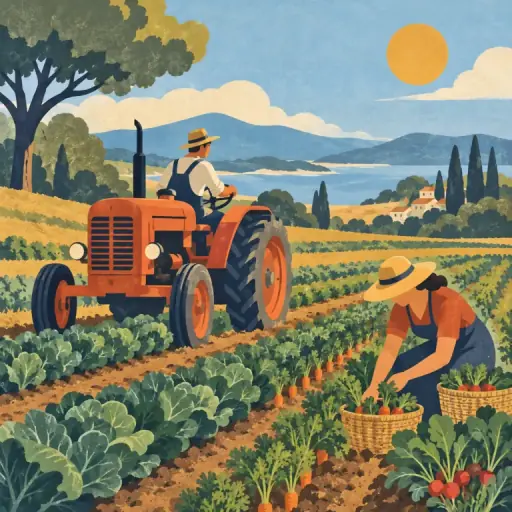 Tranh minh họa từ agricultural