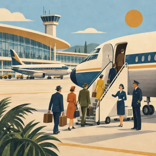 Tranh minh họa từ airline