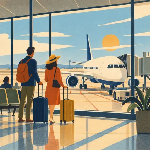 Tranh minh họa từ airport