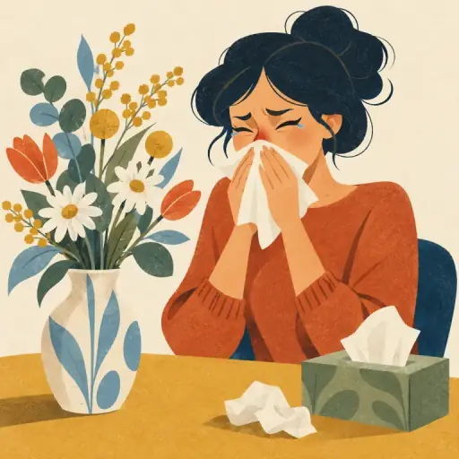 Tranh minh họa từ allergy