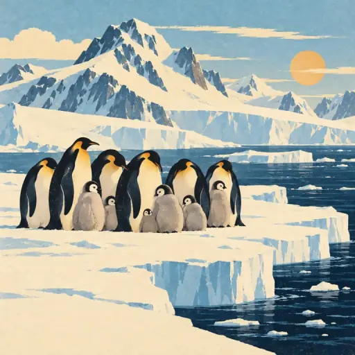 Tranh minh họa từ Antarctic