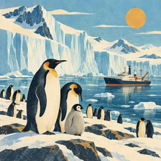 Tranh minh họa từ Antarctica