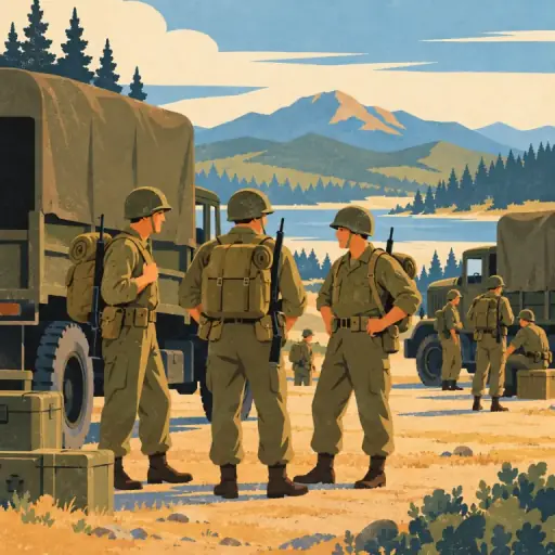 Tranh minh họa từ army