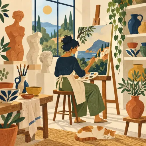 Tranh minh họa từ artistic