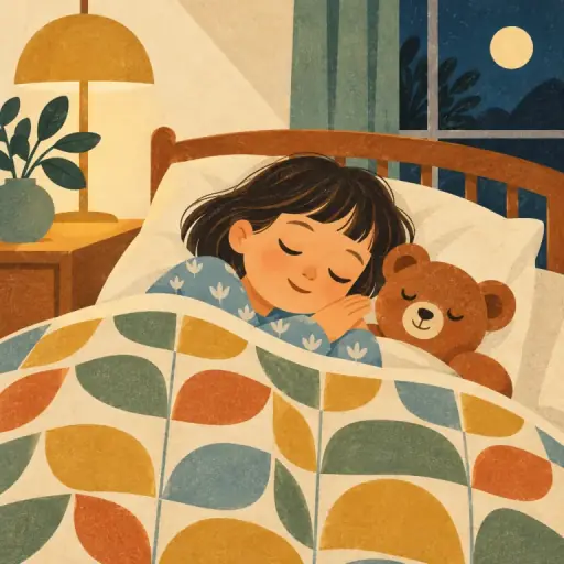 Tranh minh họa từ asleep