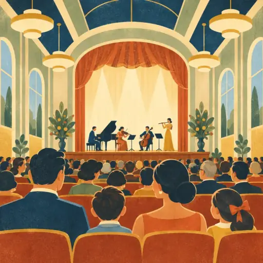 Tranh minh họa từ auditorium
