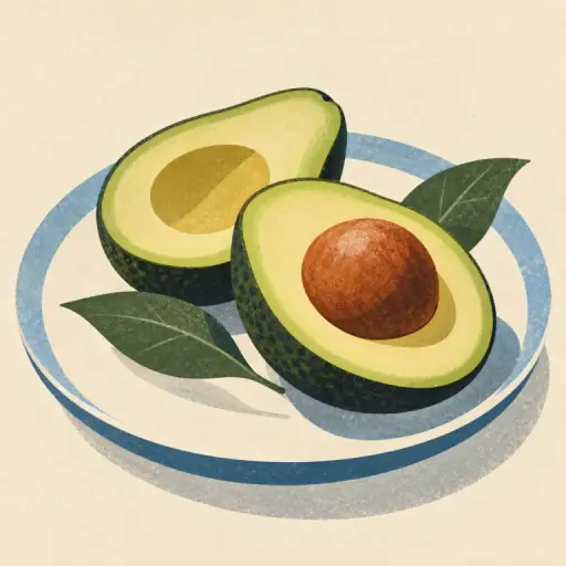 Tranh minh họa từ avocado