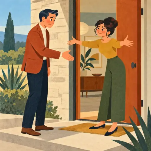 Tranh minh họa từ awkward