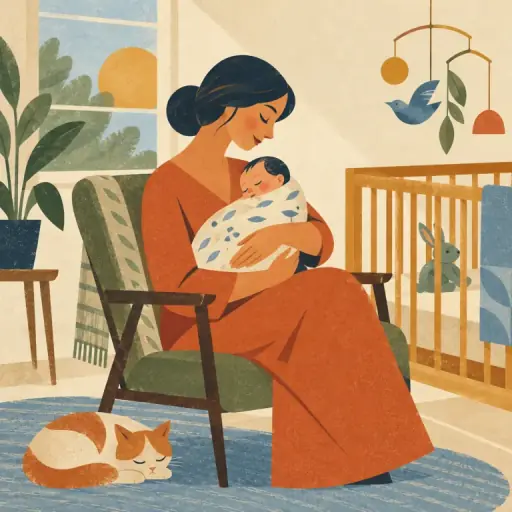 Tranh minh họa từ baby
