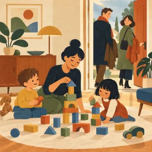 Tranh minh họa từ babysitter