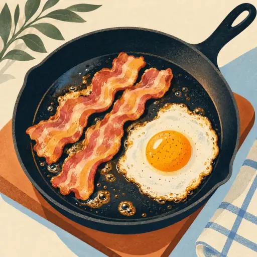 Tranh minh họa từ bacon