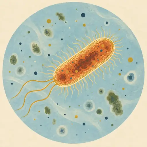 Tranh minh họa từ bacterium