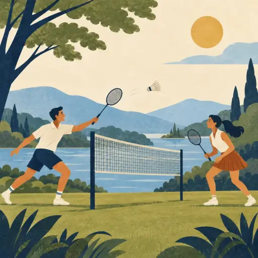 Tranh minh họa từ badminton