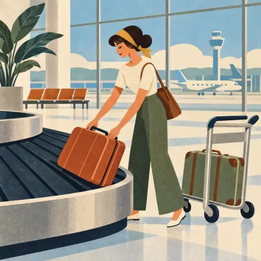 Tranh minh họa từ baggage