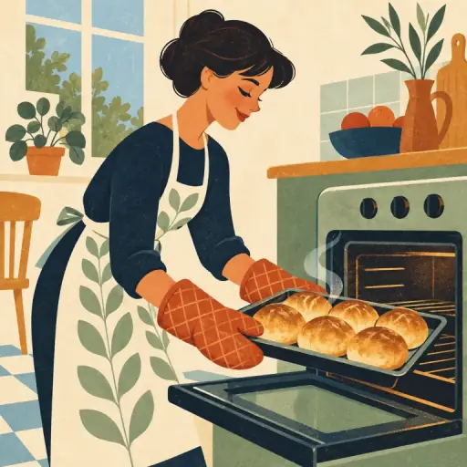 Tranh minh họa từ bake