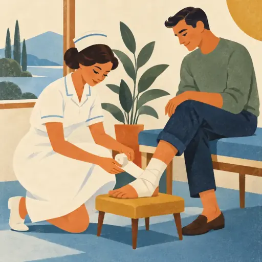 Tranh minh họa từ bandage