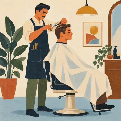 Tranh minh họa từ barber