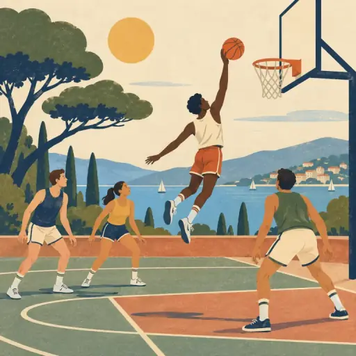 Tranh minh họa từ basketball