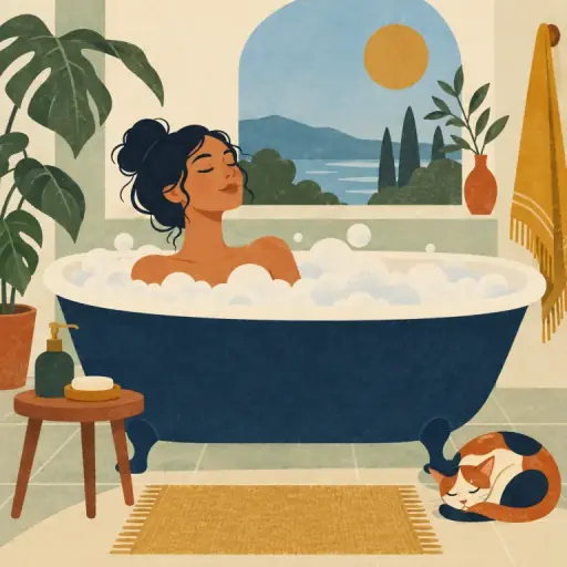 Tranh minh họa từ bath