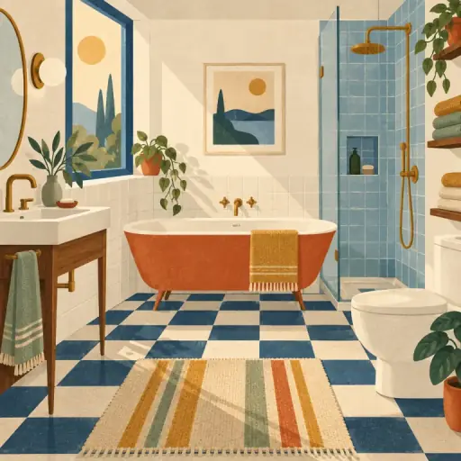 Tranh minh họa từ bathroom
