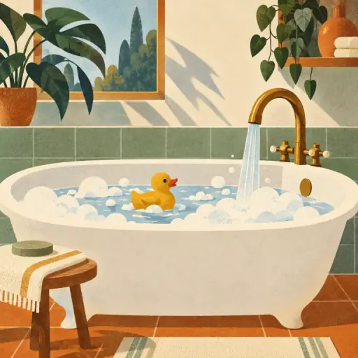 Tranh minh họa từ bathtub