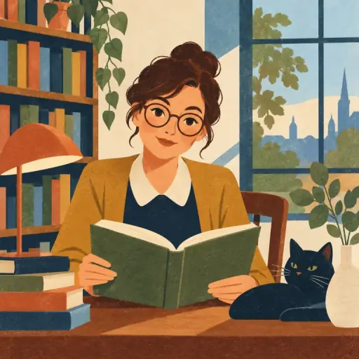 Tranh minh họa từ bespectacled