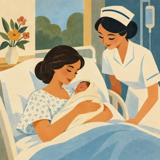 Tranh minh họa từ birth