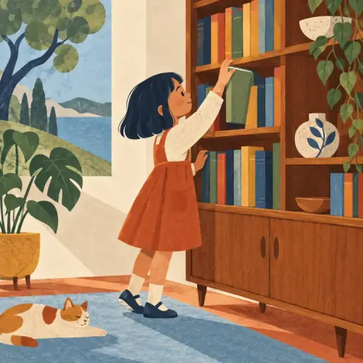 Tranh minh họa từ bookcase