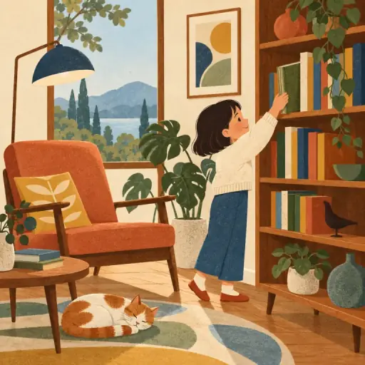 Tranh minh họa từ bookshelf