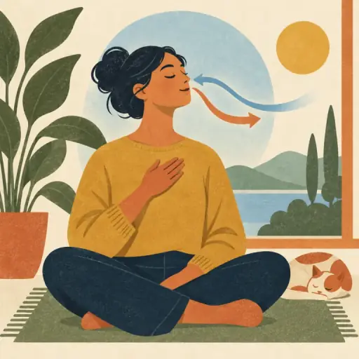 Tranh minh họa từ breathing