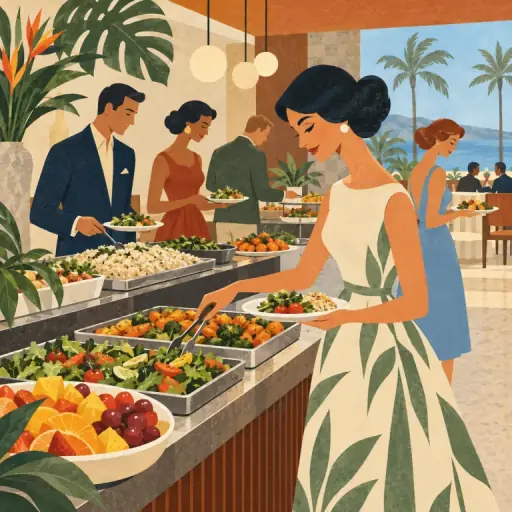 Tranh minh họa từ buffet