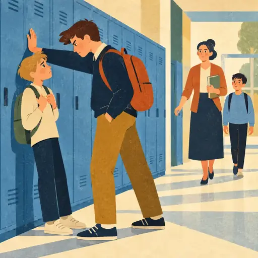 Tranh minh họa từ bullying