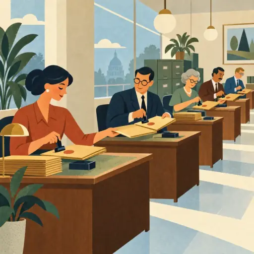 Tranh minh họa từ bureaucracy
