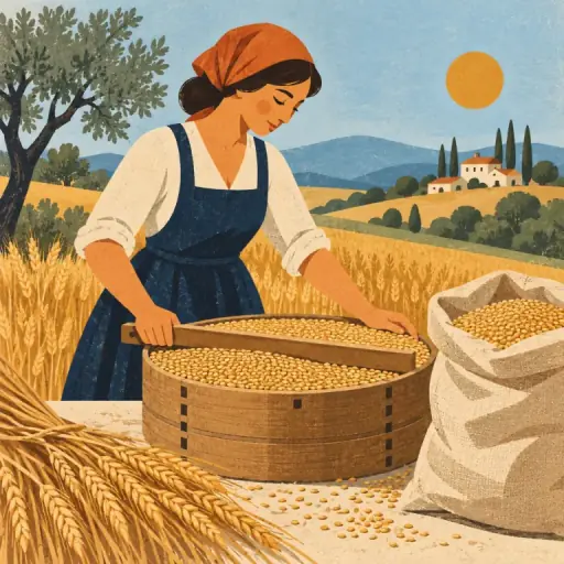 Tranh minh họa từ bushel
