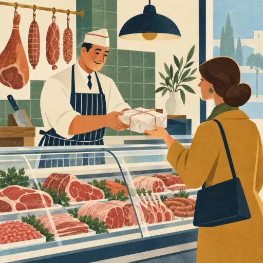 Tranh minh họa từ butcher