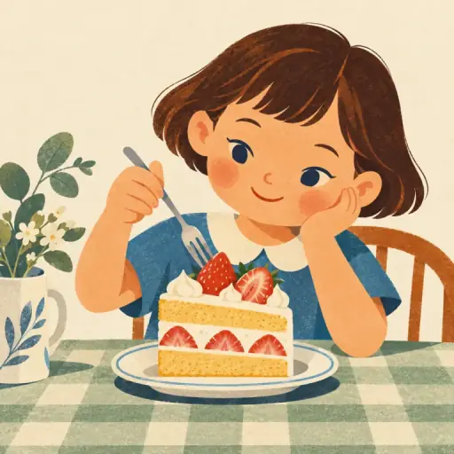 Tranh minh họa từ cake