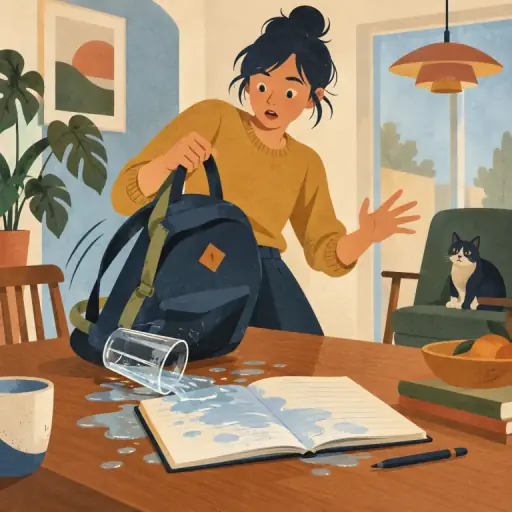 Tranh minh họa từ careless