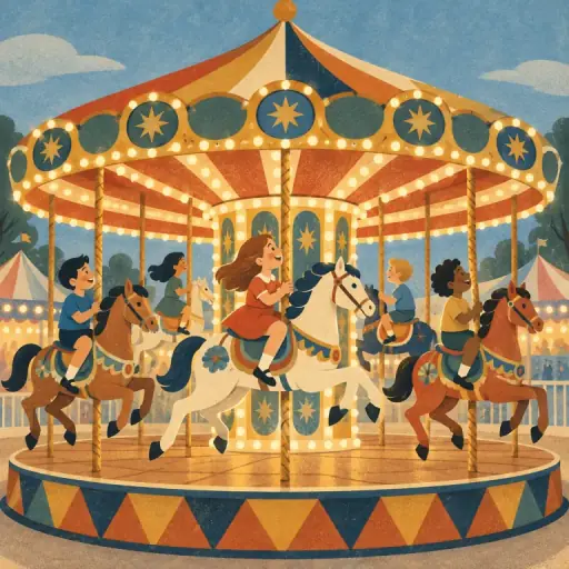Tranh minh họa từ carousel