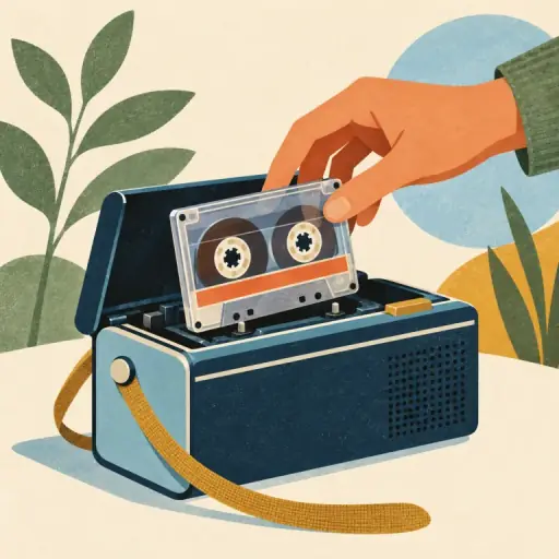 Tranh minh họa từ cassette
