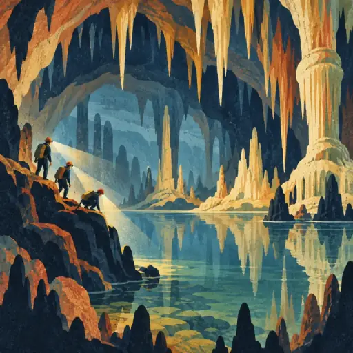 Tranh minh họa từ cavern