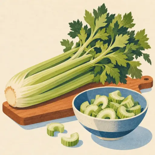 Tranh minh họa từ celery