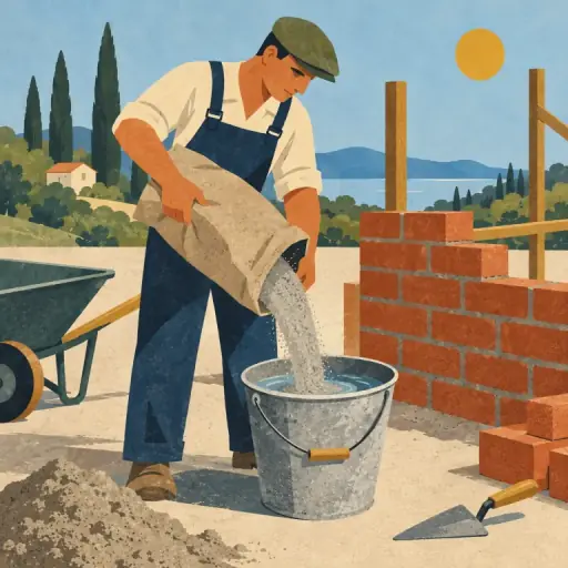 Tranh minh họa từ cement