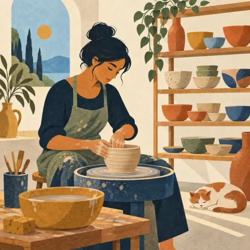 Tranh minh họa từ ceramics