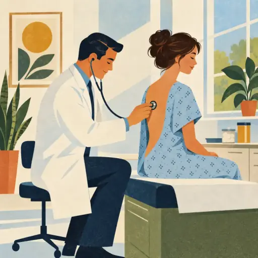 Tranh minh họa từ check-up