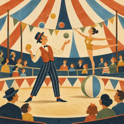 Tranh minh họa từ circus