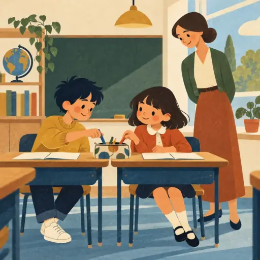 Tranh minh họa từ classmate