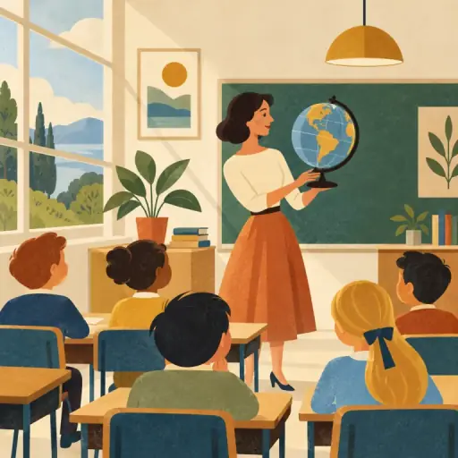 Tranh minh họa từ classroom