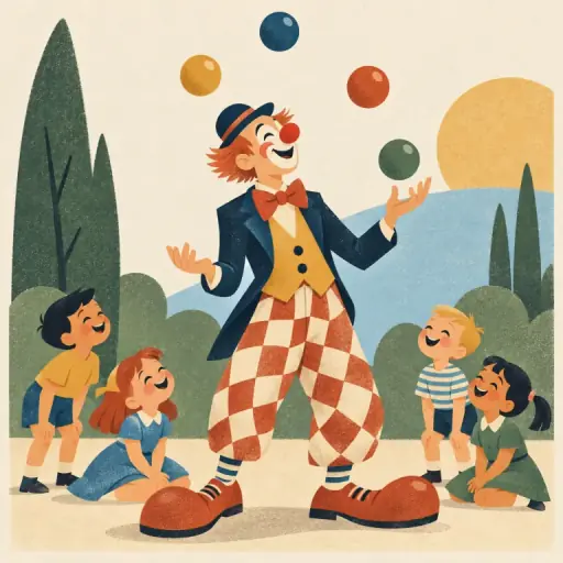 Tranh minh họa từ clown